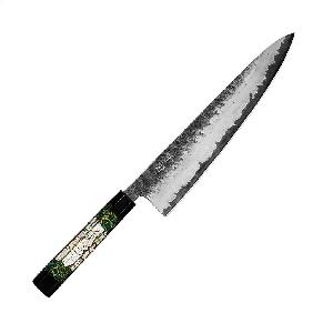 Kuchynsky-nuz-Chef-Gyuto-210-mm-Konoll�-Black-Forging-Aogami---Green