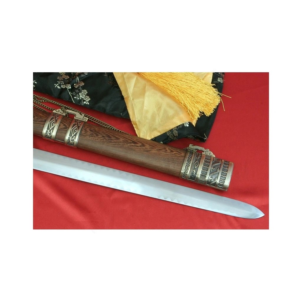 foto Kawashima ��nsk� me� s imitac� hamonu a d�ev�nou pochvou