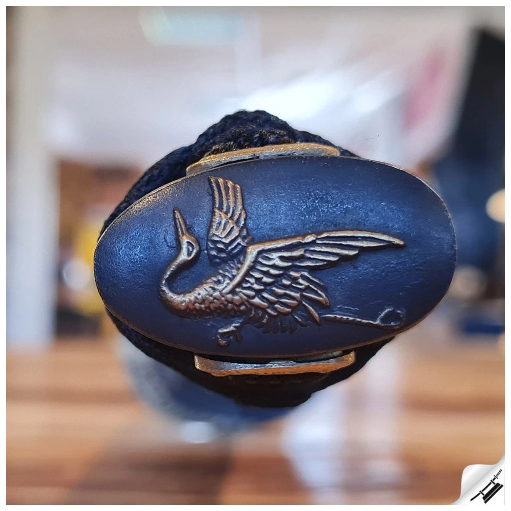 foto Kawashima �emesln� replika me�e katana Tsuru Tori - ocel AISI 1075