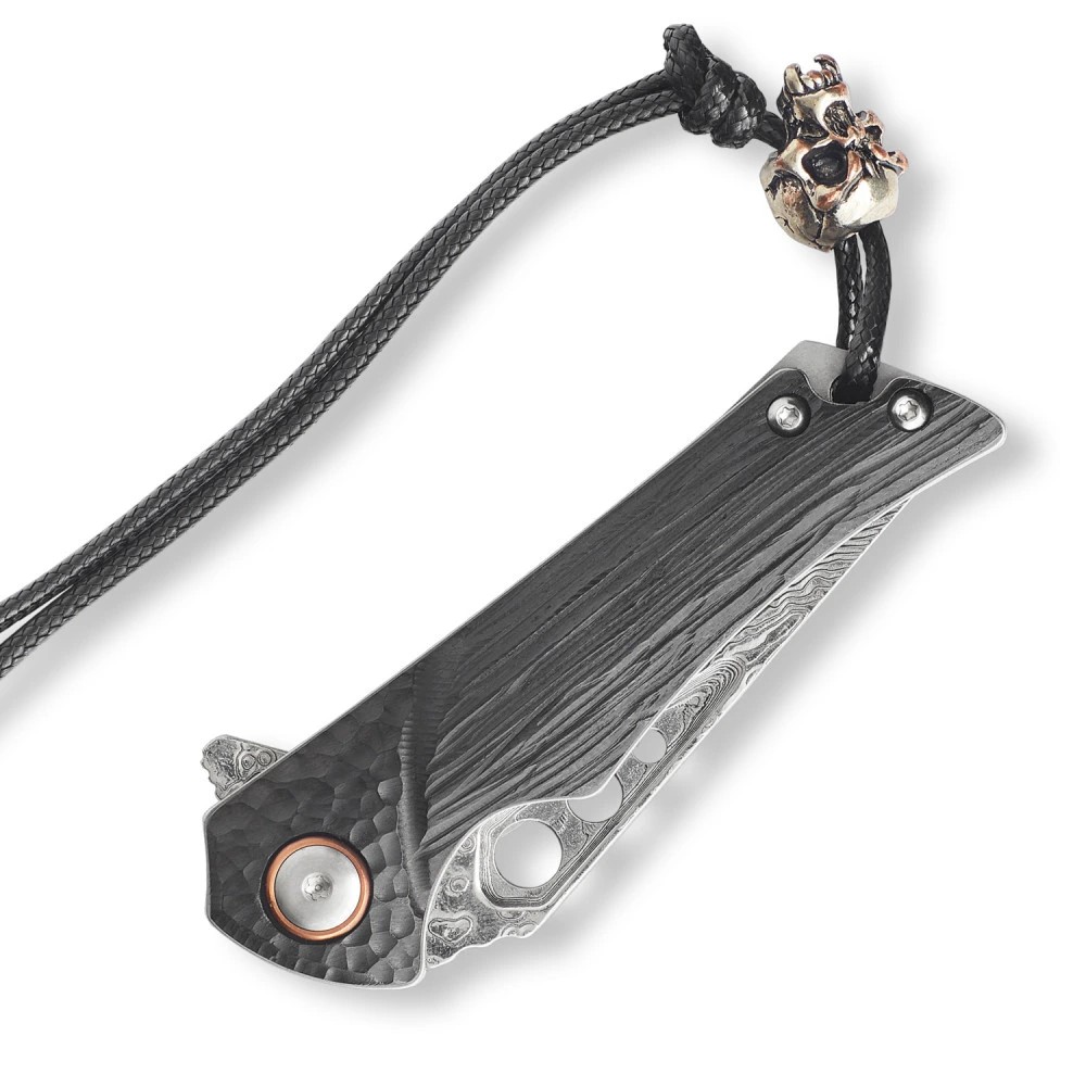 foto Zav�rac� n�� tanto Dellinger Ebony Silver, dama�ek VG-10 & d�evo Wenge