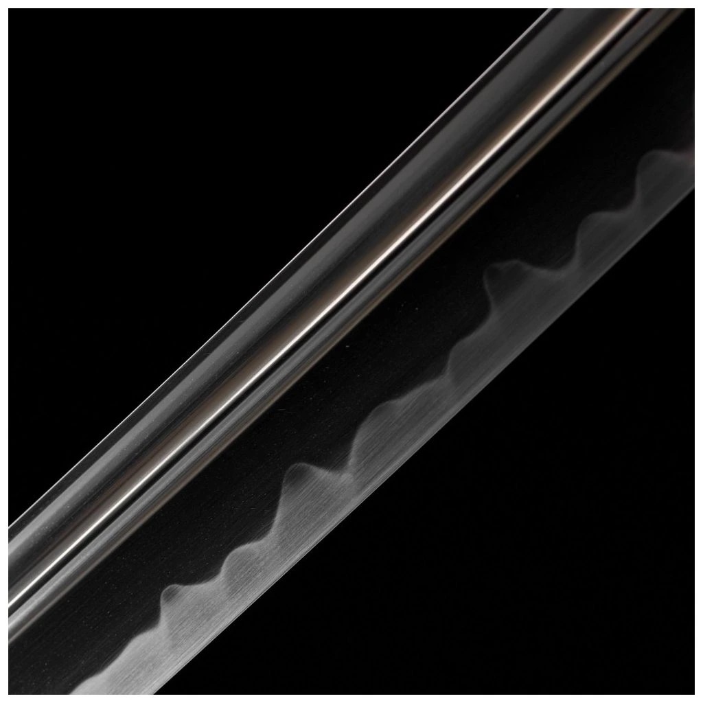 foto Japan Swords SHERU Japanese Naginata Sword - T-10 Steel, Real Choji Hamon