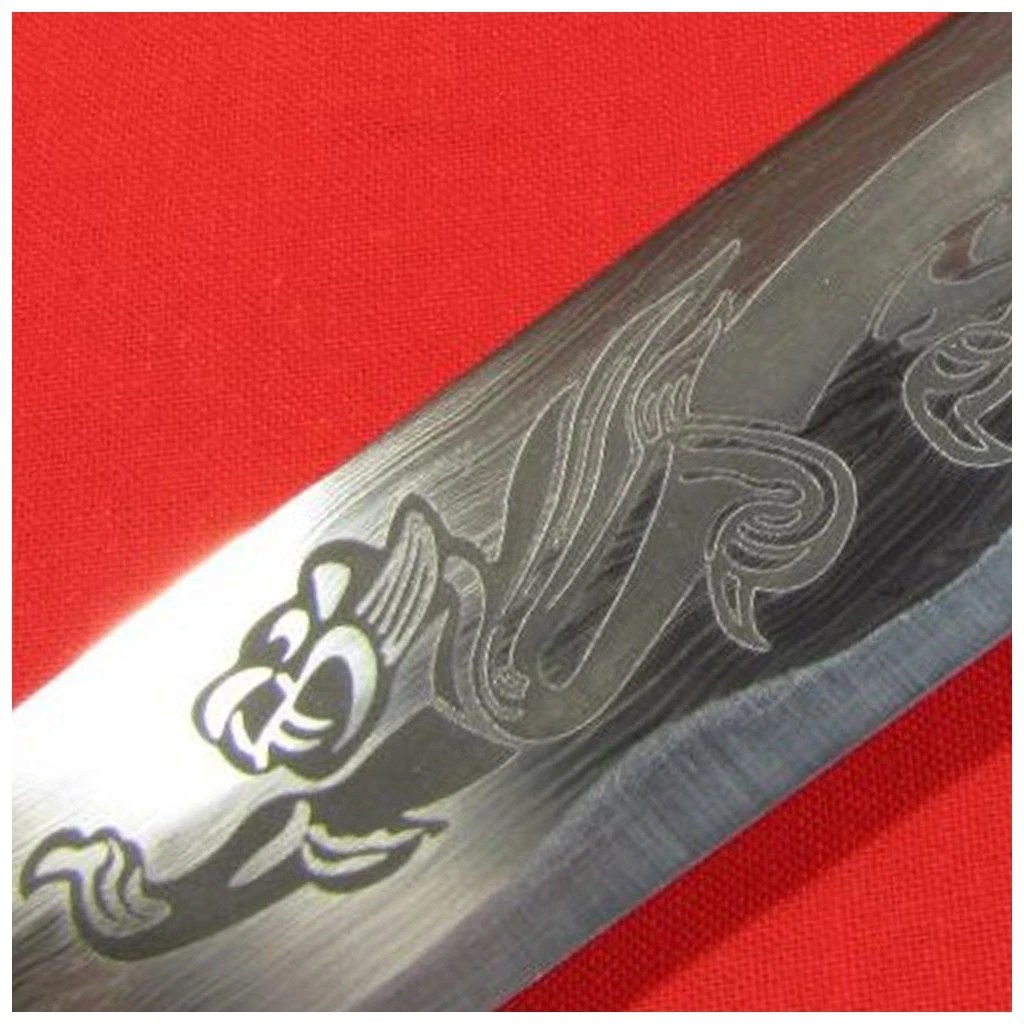 foto Kawashima Dekorativn� replika tanto Mijagi, p�ekl�dan� ocel AISI 1045, drak