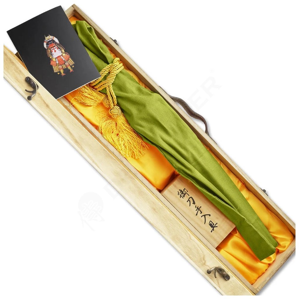 foto Kawashima Tanto Enoki Black 0,99 Shaku, uhl�kov� ocel AISI 1095, re�ln� hamon Choji