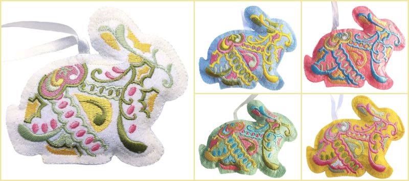 foto Vy��van� dekorace - sv�tle zelen� zaj��ek