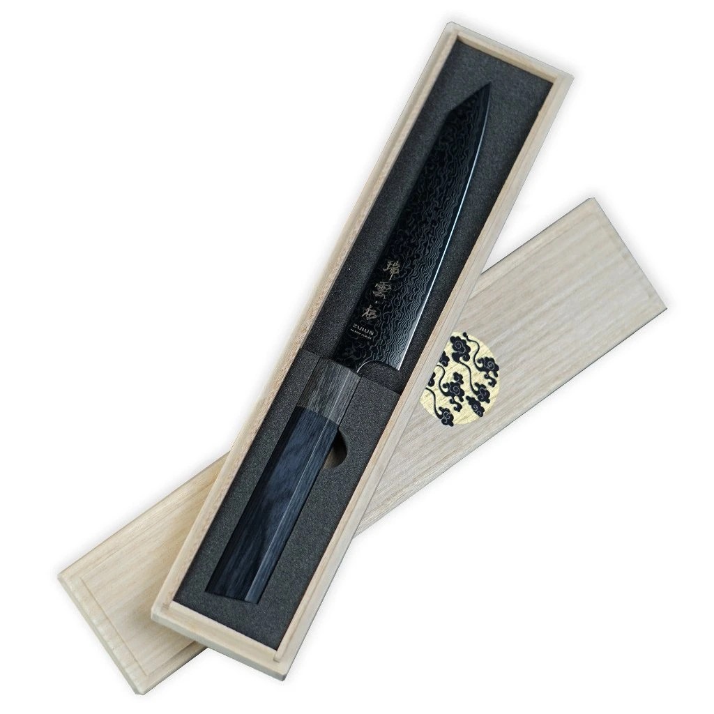 foto Japonsk� n�� Petty 150 mm Kanetsugu Zuiun Kiwami SPG2 - DLC coating