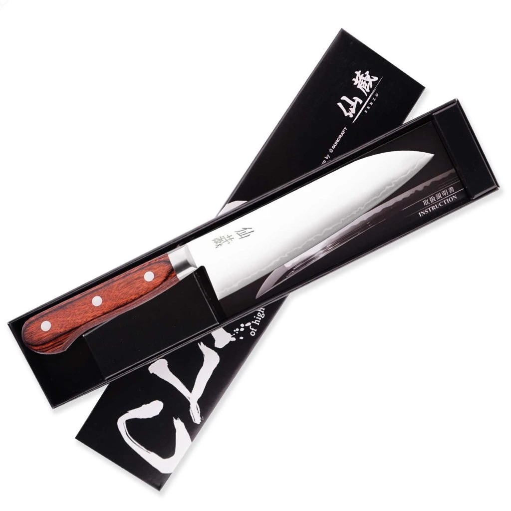 foto N�� Santoku 165 mm - Suncraft - SENZO CLAD