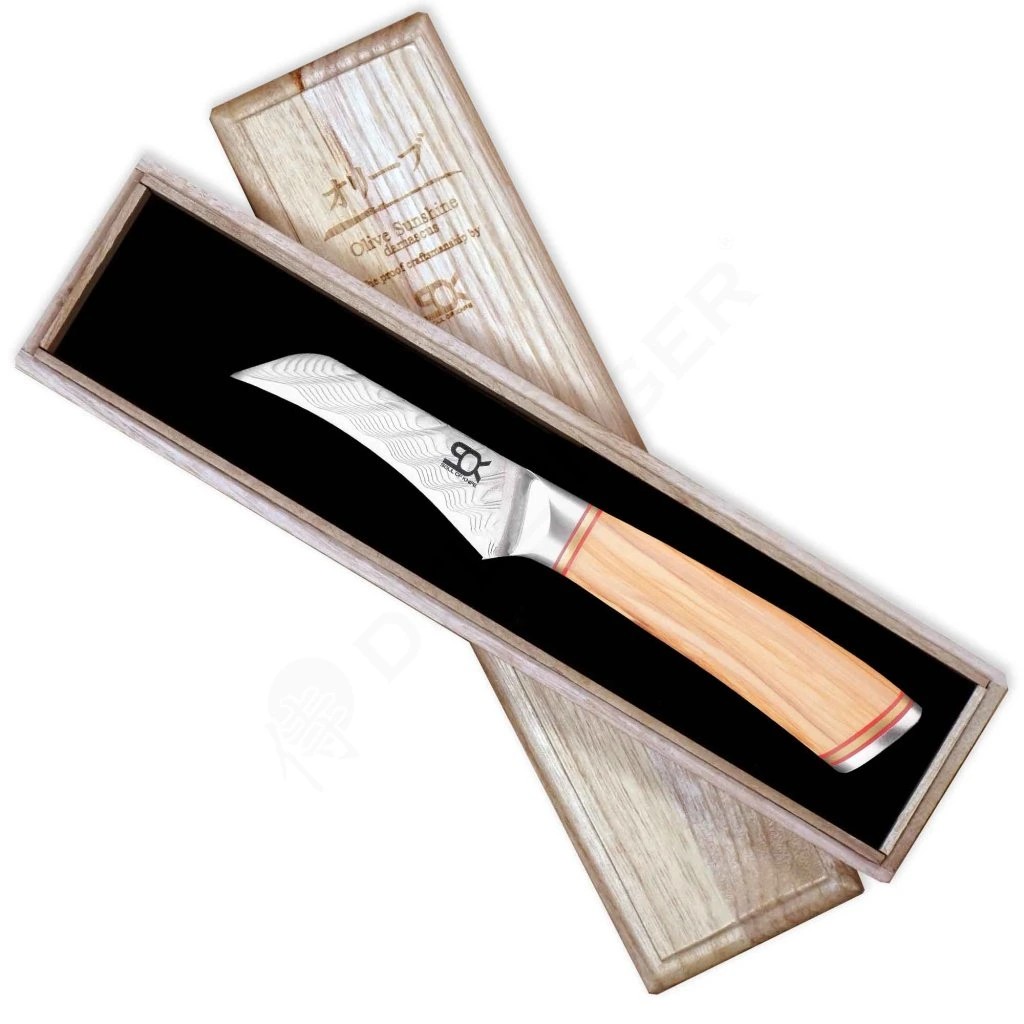 foto N�� okrajovac� Paring 80 mm SOK Olive Sunshine Damascus