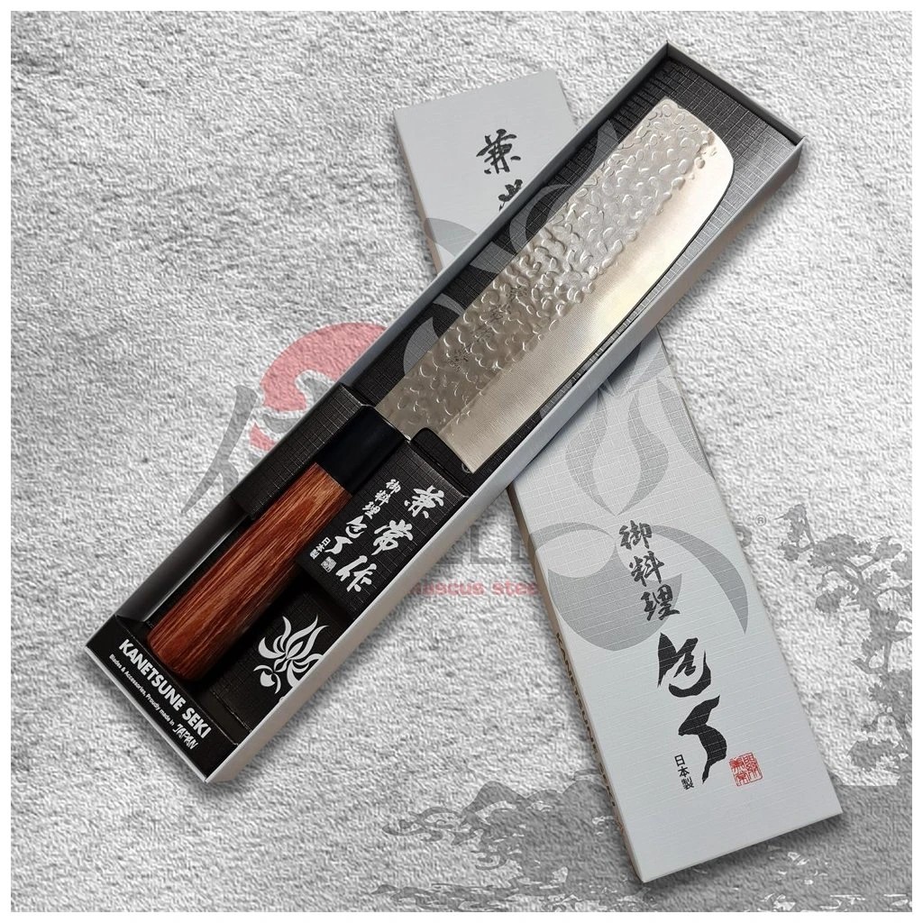 foto Japonsk� n�� Nakiri 165mm Kanetsune KC-950 Tsuchime Series