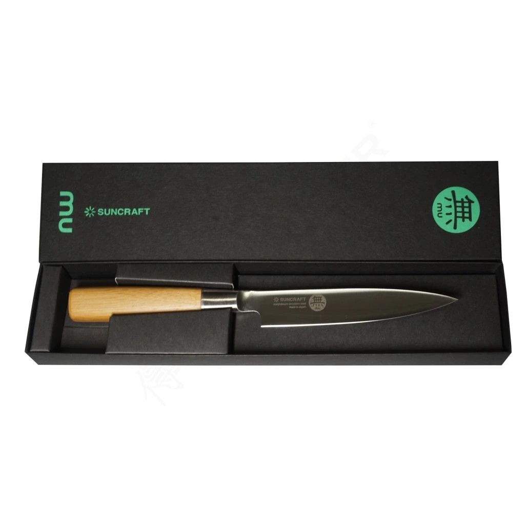 foto Japonsk� kuchy�sk� n�� Utility 120 mm Suncraft Senzo Bamboo