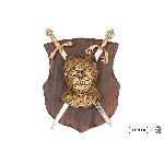 Erb se zbroj� zdoben� 2 me�i, 22 cm