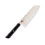 Kuchy�sk� n�� Santoku 180 mm Dellinger� Resin Black Gold Damascus