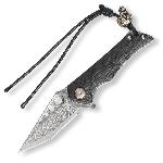 Zav�rac� n�� tanto Dellinger Ebony Silver, dama�ek VG-10 & d�evo Wenge