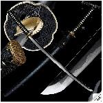 Japan Swords katana MANJI GOLD z p�ekl�dan� oceli AISI 1075 s re�ln�m hamonem Choji
